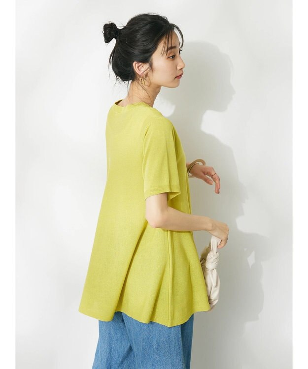 CRAFT STANDARD BOUTIQUE 【洗える】フレアプルオーバー Yellow