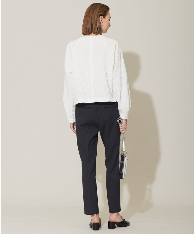 ICB 【洗える】パフィージャカード ブラウス アイボリー系