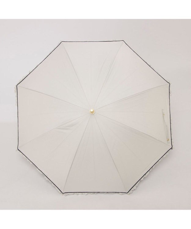 UNBILLION カシュネ cachenez / PUヒートカットフリルバルーンショートパラソル ホワイト