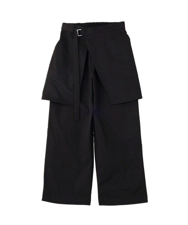 AMERICAN HOLIC 【2点セット】レイヤードパンツ Black