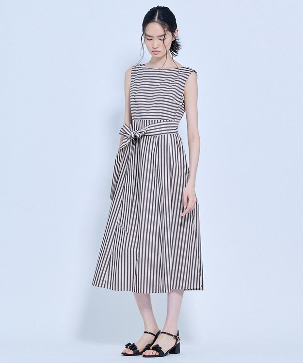 TOCCA 【星風まどかさん着用】STRIPE PARASOL ドレス ベージュ系5