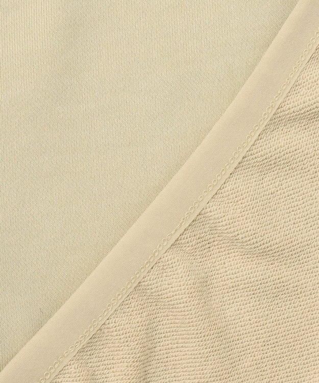 UNFILO MENS 【男女兼用】ナイロン裏毛 ハーフジップ ベージュ