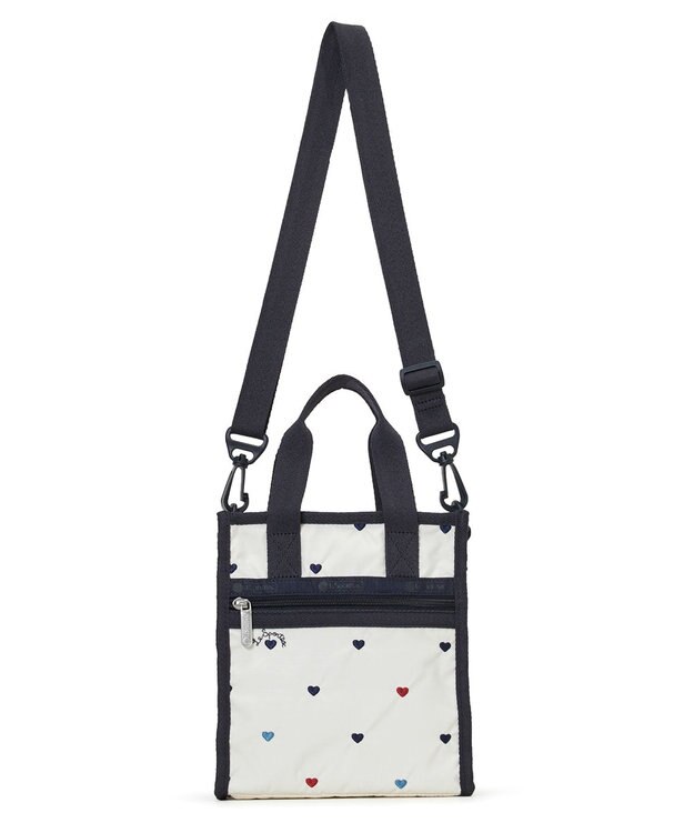 LeSportsac MINI N/S TOTE/トリコロールハートエンブロイダリー トリコロールハートエンブロイダリー