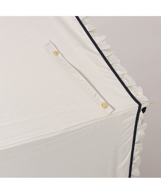 UNBILLION カシュネ cachenez / PUヒートカットフリルバルーンショートパラソル ホワイト