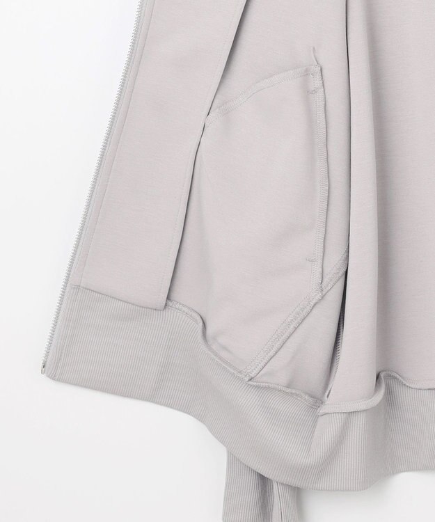 ANY 【洗濯機可/UVケア】ダンボールジップパーカー ライトグレー