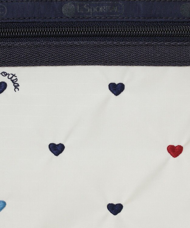 LeSportsac MINI N/S TOTE/トリコロールハートエンブロイダリー トリコロールハートエンブロイダリー