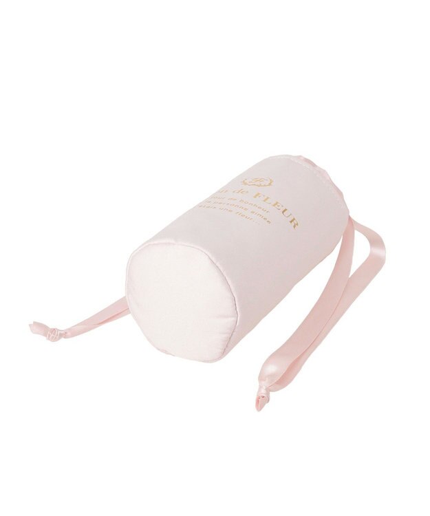 Maison de FLEUR 【保冷機能付き】サテン巾着ボトルケース Pink
