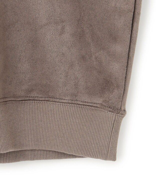 UNFILO MENS 【男女兼用】クリーンスエード エンボスロゴ クルー モカ