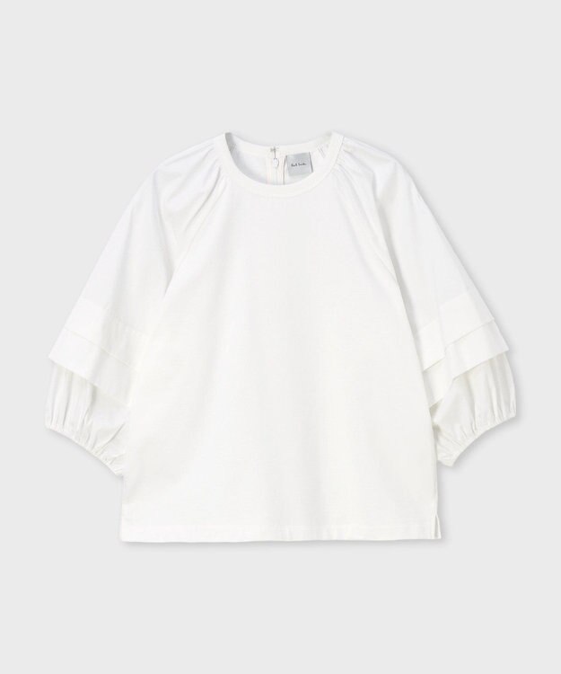 Paul Smith フラップスリーブ コンビネーション カットソー オフホワイト