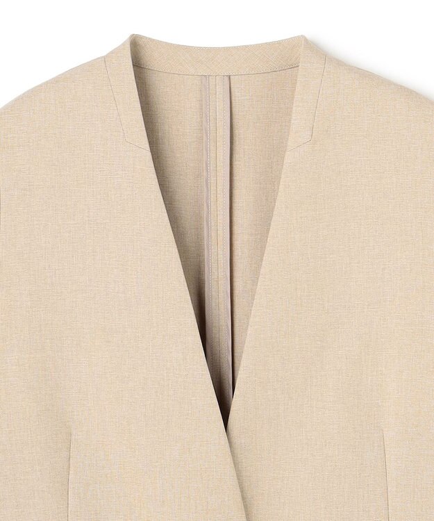 uncrave ウォッシャブルドライサップ ジレ シャンブレーベージュ