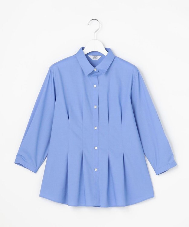 J.PRESS LADIES S 【WEB限定カラーあり】SOFT TC ストレッチ シャツ ブラウス 【WEB限定】ブルー系