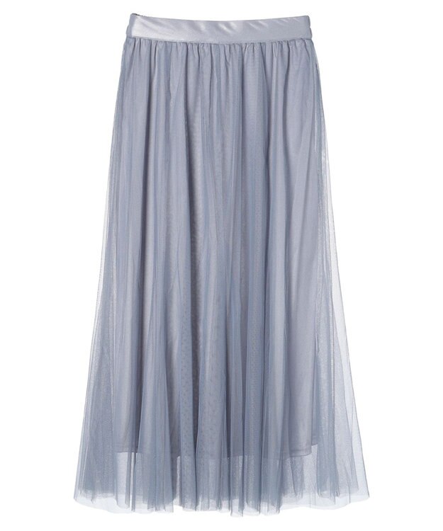 earth music&ecology チュールスカート Blue