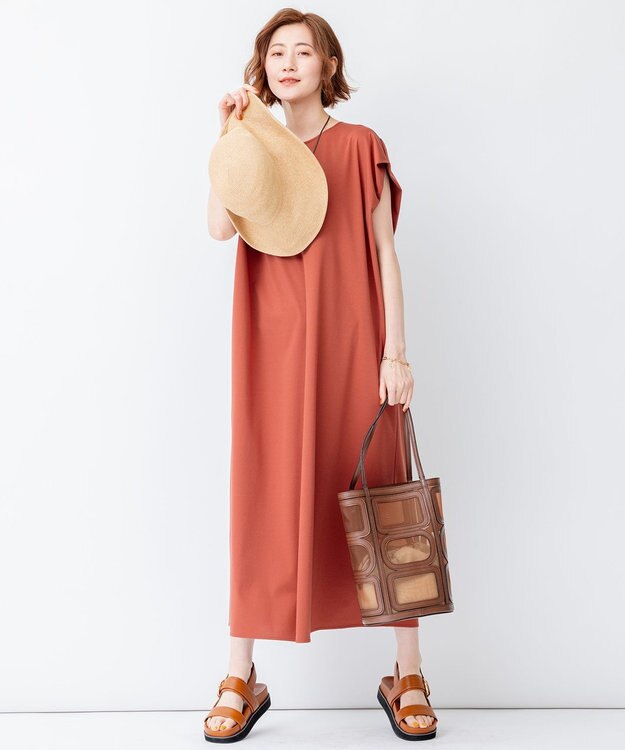 23区 【STORY7月号掲載】ORSETTE チュール トートバッグ ダークブラウン系