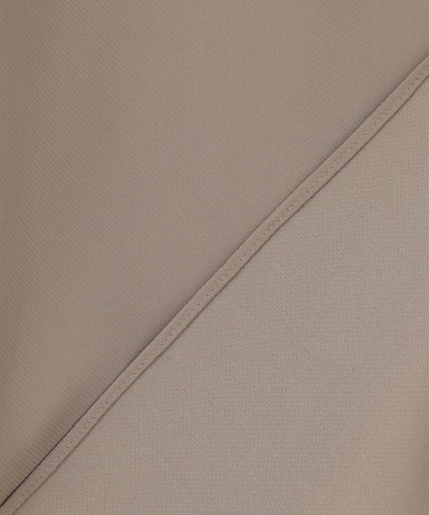 ICB 【接触冷感・UVケア・速乾・洗える】BackSatinAmunzen ボウタイブラウス フォーン系