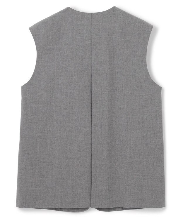 BEIGE， 【セットアップ対応・VERY 11月号掲載】ZEPHYR / ウールライクノーカラージレ Top Gray