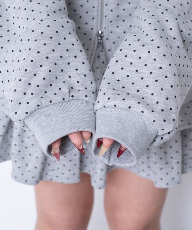 WEGO グラフィックZIPパーカー 柄2