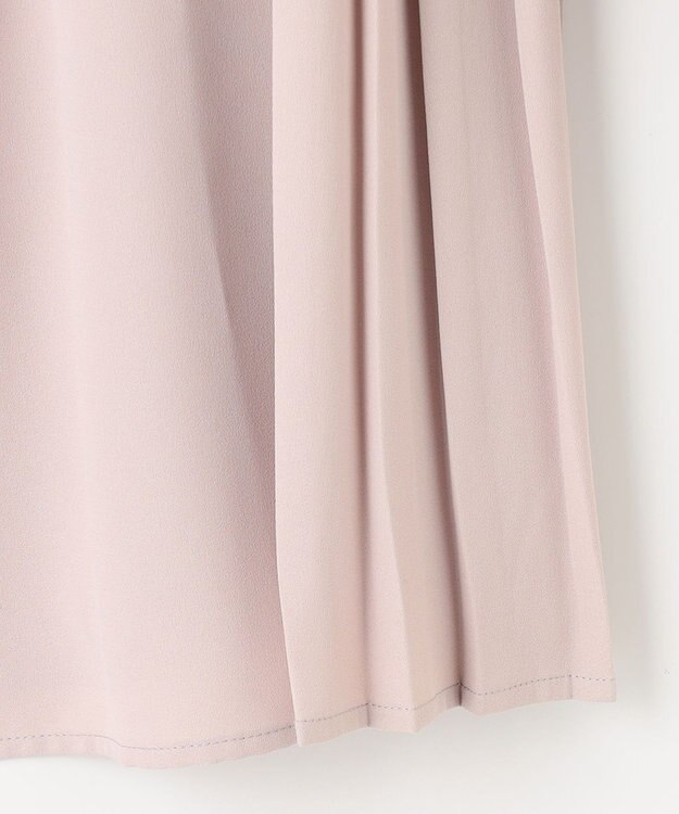 ANY SIS 【洗える】サイドプリーツ ブラウス ローズグレー