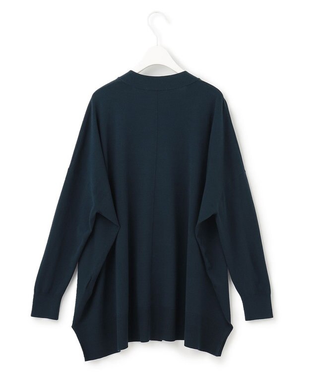 ICB 【洗える・WEB限定カラーあり】 ヴィスコースワイド カーディガン パイングリーン系