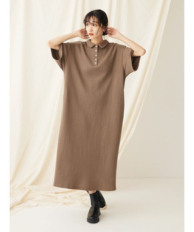 CRAFT STANDARD BOUTIQUE ワッフルワンピース Mocha