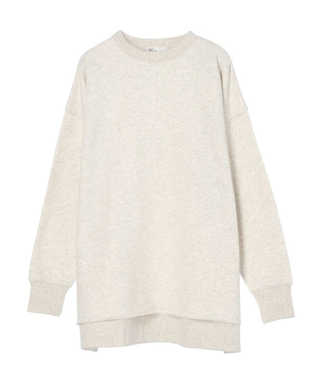 CRAFT STANDARD BOUTIQUE 裏起毛クルーネックチュニック Oatmeal