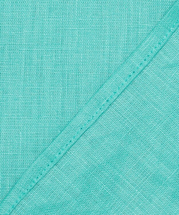 23区 【エステータ】チンツリネン オーバーサイズ シャツ ターコイズブルー系