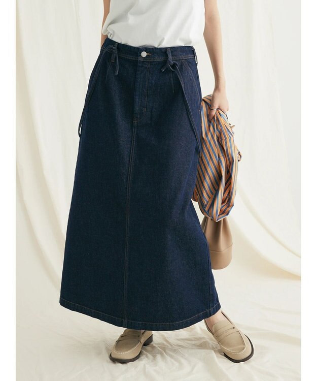 CRAFT STANDARD BOUTIQUE ２ＷＡＹサロペットスカート Dark Indigo