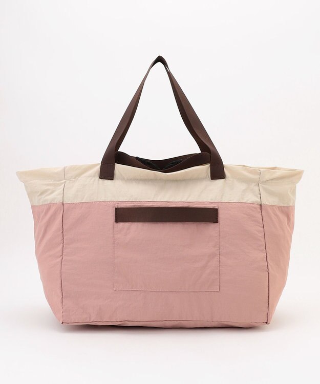 LA BAGAGERIE 【MONICA】ダブルハンドル　パッカブルビッグバッグ ピンク