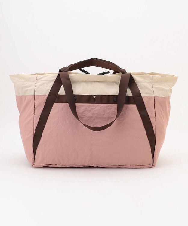 LA BAGAGERIE 【MONICA】ダブルハンドル　パッカブルビッグバッグ ピンク