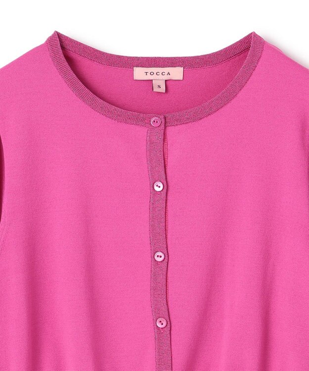 TOCCA 【接触冷感・UV90%以上カット・洗える】BALOON カーディガン ピンク系