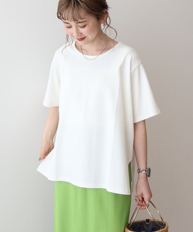 AMERICAN HOLIC バックスリットＴシャツ Off White