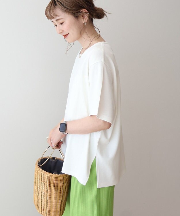 AMERICAN HOLIC バックスリットＴシャツ Off White