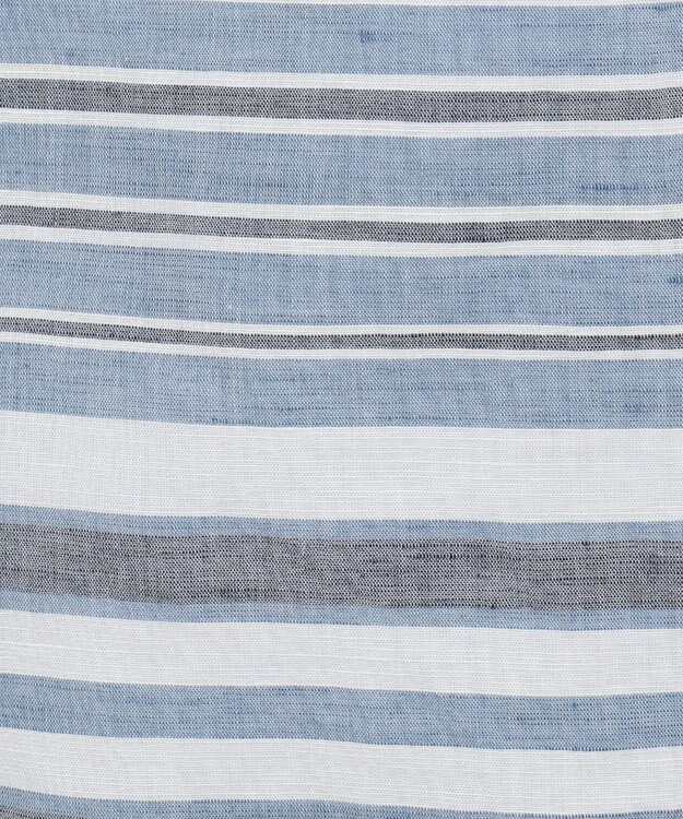 JOSEPH ABBOUD MOUNTAIN 【SPACE】OGビッグボーダー シャツ サックスブルー系2