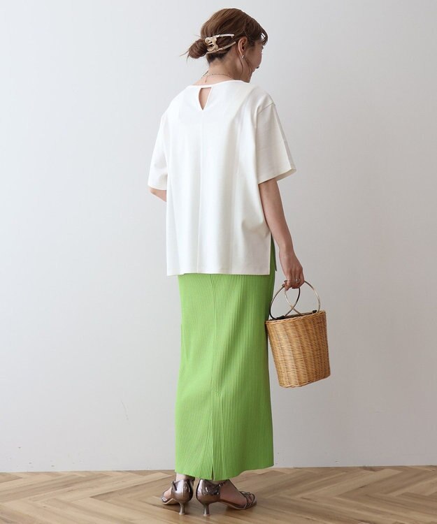 AMERICAN HOLIC バックスリットＴシャツ Off White