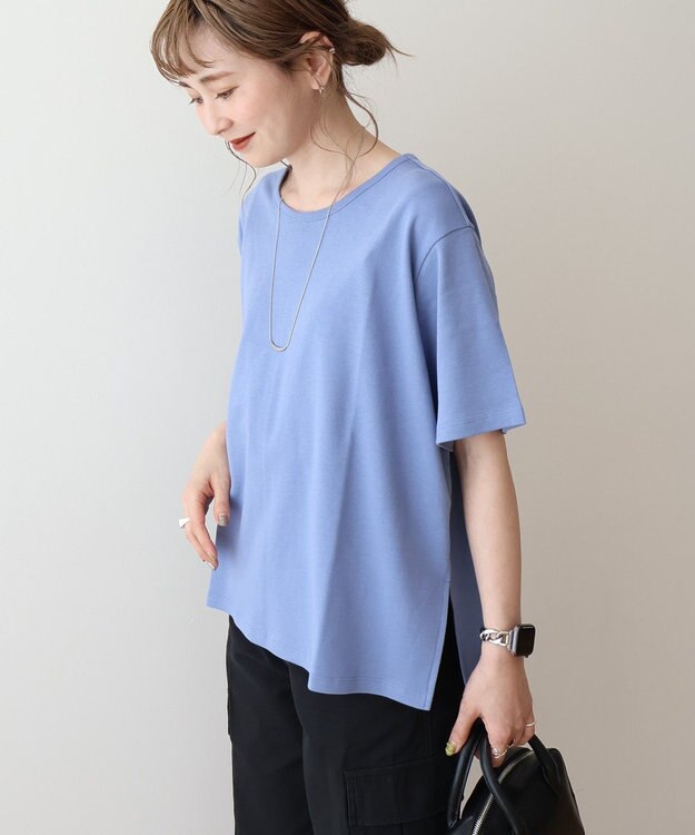 AMERICAN HOLIC バックスリットＴシャツ Grayish Blue