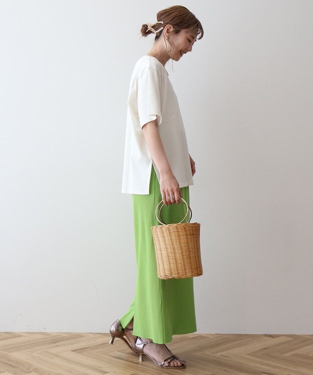 AMERICAN HOLIC バックスリットＴシャツ Off White