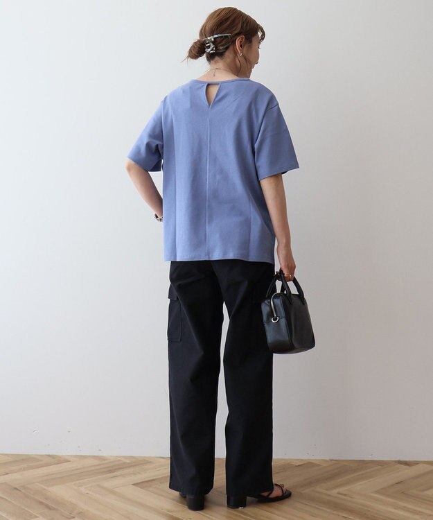 AMERICAN HOLIC バックスリットＴシャツ Grayish Blue