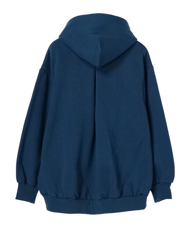 earth music&ecology 裏起毛パーカー Deep Blue