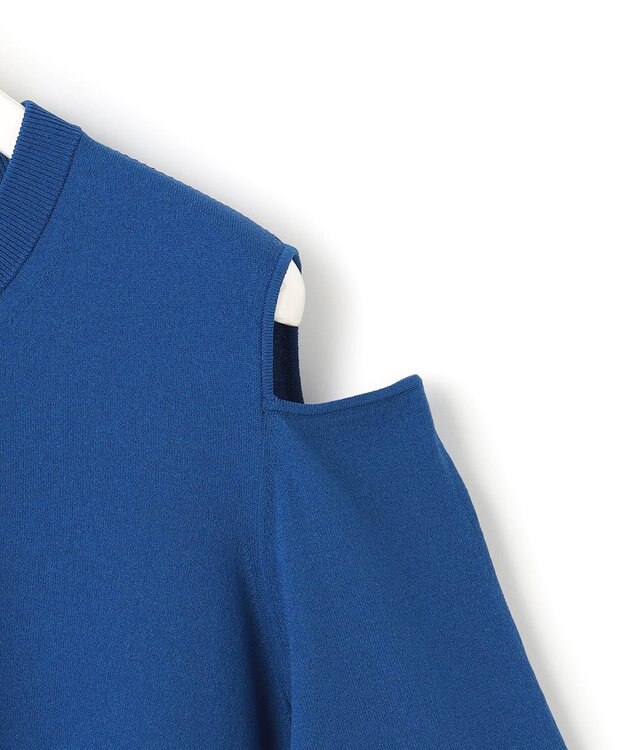 ICB 【接触冷感・UVカット・洗える】 VIS/NYハイゲージ デザインプルオーバー ブルー系