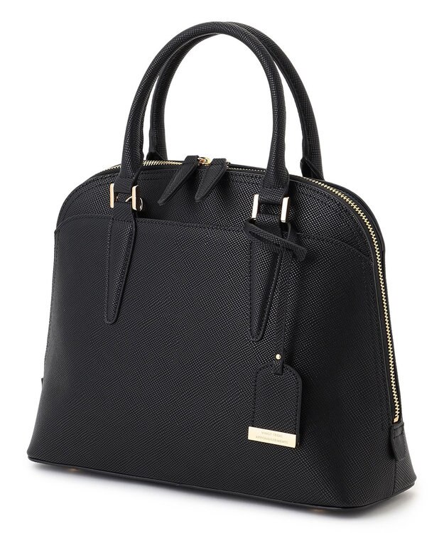 23区 ブガッティ型 2WAY ハンドバッグ ブラック系