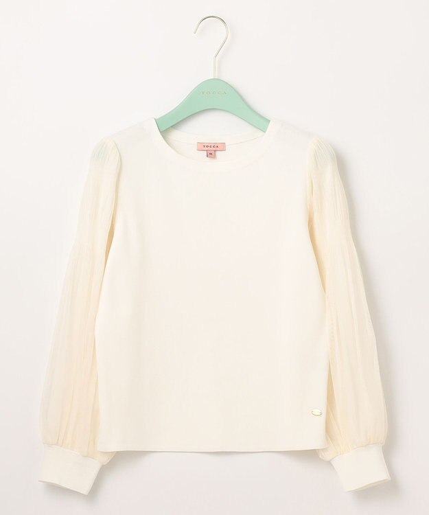 TOCCA 【洗える！】RIPPLE プルオーバー アイボリー系