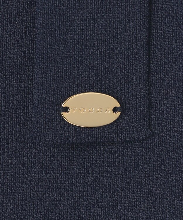 TOCCA 【洗える・接触冷感】BOW KNOT KNIT ボレロ ネイビー系