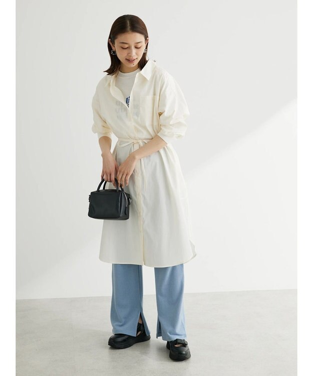 Green Parks ウエーブロゴボックスＴシャツ Off White