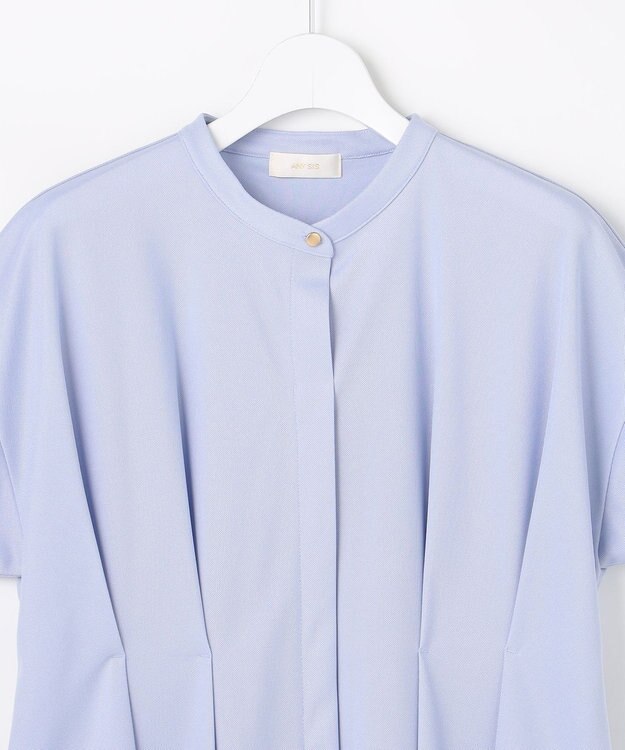 ANY SIS S カナパウエストタック プルオーバー ライトブルー