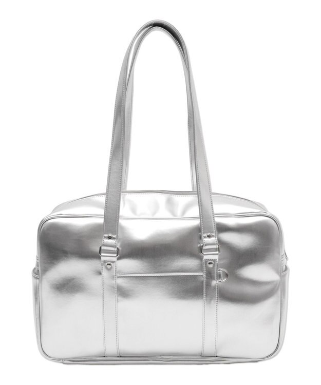 WEGO 【SCHOOLITEM】デザインスクールバッグ シルバー