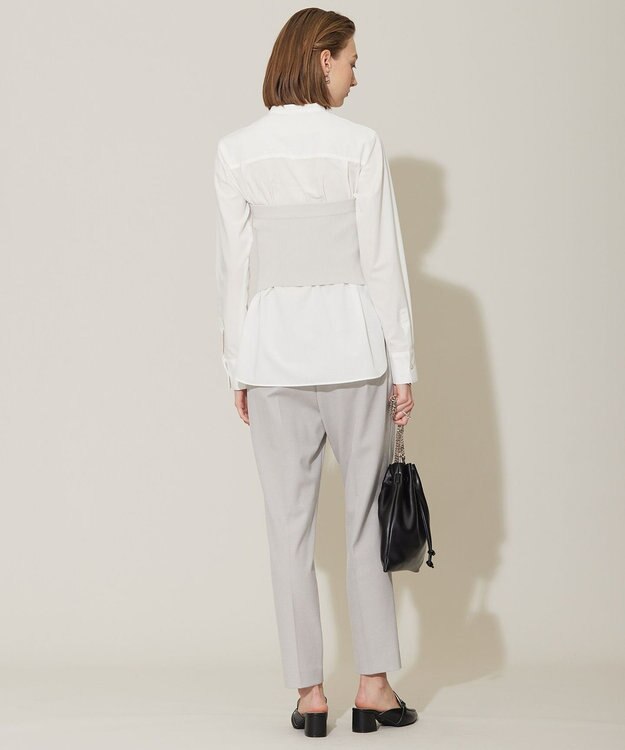 ICB L 【洗える】ハイゲージスムース ニットビスチェ トープ系