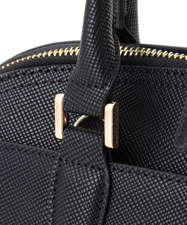 23区 ブガッティ型 2WAY ハンドバッグ ブラック系