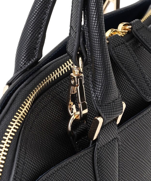 23区 ブガッティ型 2WAY ハンドバッグ ブラック系