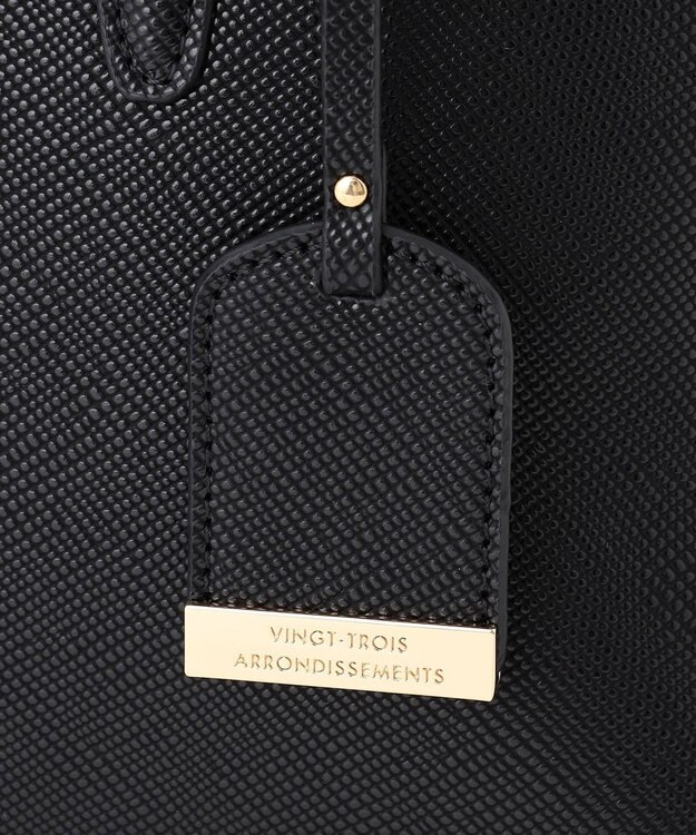 23区 ブガッティ型 2WAY ハンドバッグ ブラック系