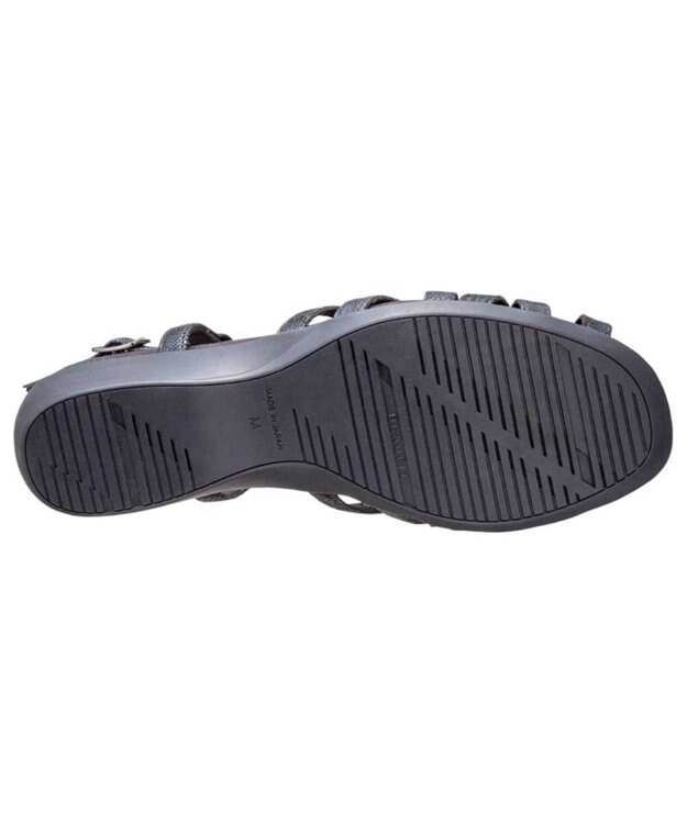 REGAL FOOT COMMUNITY 【ビューフィット】A70Y モールドサンダル ブラック型押