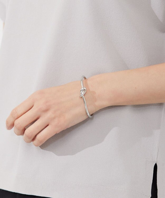 J.PRESS LADIES ノット バングル シルバー系